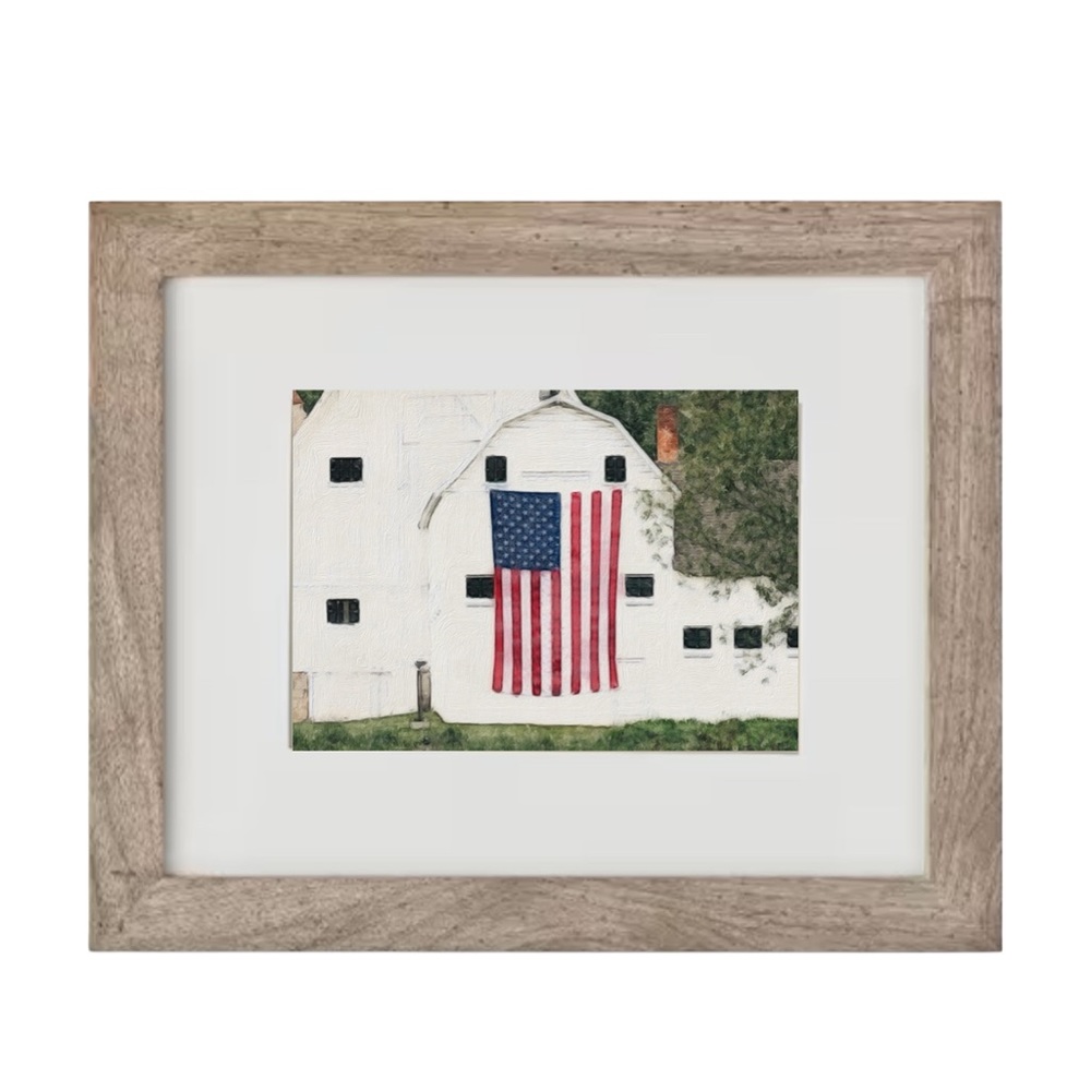 Patriotic Dairy Farm Wall Art